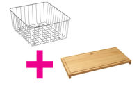 Logo Panier et planche villeroy & boch - set d'accessoires - panier vaisselle villeroy & boch et planche  dcouper aes8k051000