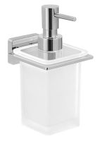 Logo Distributeur savon atena - distributeur de savon  fixer coloris verre satin et chrom 44811300200