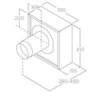 Logo Moteur elica kit0147880 - moteur externe gme mur ext�rieur pour hotte elica hilight, illusion et skydome
