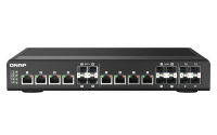 Logo Qnap qsw-im1200-8c 8 ports 10gbe sfp+/rj45 combo 4 ports 10gbe sfp+ marvell 98dx8312 managed switch 4283666