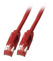 Logo Cordon de raccordement rj45 cat.6a s/ftp fr hf kerpen f6-90 tm21 rouge 1 m k8210rt.1