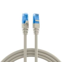 Logo C�ble patch rj45 u/utp, cat.6a, lszh, premium, 500mhz, 15m, gris k8103gr.15