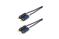 Logo Altimium cordon moule (awg24) 2 rca male / 2 rca male de 5 m 413904