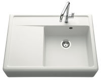 Logo Timbre d'office blanc - evier  poser esprit chambord 1 bac coloris
