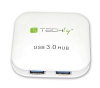 Logo Hub usb 3.0 super speed 4 ports iusb3-hub4-wh
