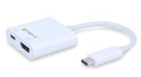 Logo Adaptateur de c�ble convertisseur usb3.1 vers hdmi-c, chargement du port usb c iadap-usb31-hu31
