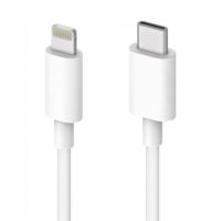 Logo C�ble usb2.0 type c - lightning, blanc 1m icoc-app-8buc10t