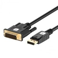 Logo C�ble displayport 1.2 vers dvi, full hd, passif, noir, 3 m icoc-dsp-c12-030p