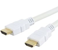 Logo C�ble hdmi high speed avec ethernet a/am/m 1 m blanc icoc-hdmi-4-010wh