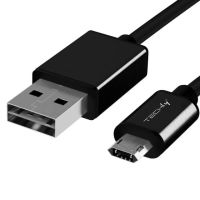 Logo C�ble de connexion usb2.0 type a - micro-b, prise r�versible, noir, 2m icoc-musb-a-020s
