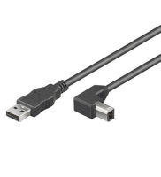 Logo C�ble de connexion usb2.0 fiche type a - fiche type b coud�e � 90�, 2,0 m icoc-u-ab-20-ang