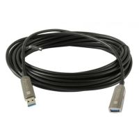 Logo C�ble usb3.0 aoc, aa, mf., noir 100 m icoc-u3amf-hy-100