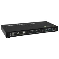 Logo Commutateur kvm usb, hdmi, 4k, 4 voies idata-kvm-hdmi4u