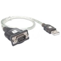 Logo Convertisseur adaptateur usb vers s�rie techly, port usb am auf rs232, 9 broches m idata-usb-ser-2t