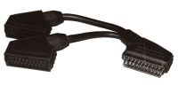 Logo Adaptateur pritel-mle/2x pritel-femelle 21pl. 0,2m. 4700473