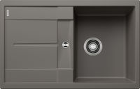 Logo Evier blanco metra - silgranit gris volcan - 527287