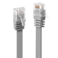 Logo Lindy cat.6 flat patch cable grey 0.3m without shielding 2909106