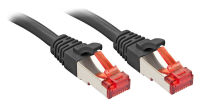 Logo Lindy cat.6 s/ftp cable black 7.5m patch cable 2910109