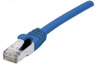 Logo Cordon rj45 cat 6a s/ftp tpe �co-responsable snagless bleu - 5 m 854516