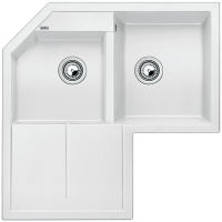 Logo Evier blanco metra - silgranit blanc - 515568