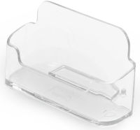 Logo Deflecto porte-cartes de visite, 1 compartiment, transparent 70003021