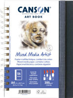 Logo Canson carnet de croquis art book mixed mdia artist, a4 5299248
