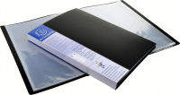 Logo Exacompta protge-documents, a4, pp, 20 pochettes, noir 8700380