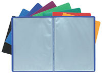 Logo Exacompta protge-documents, a4, pp, 60 pochettes, noir 8700343