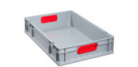 Logo Allit bac de rangement profiplus eurobox 612, gris/rouge 71510226