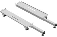 Logo Efirack supports + 4 roulettes pour baie de profondeur 800 754-c-973