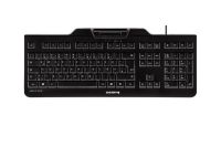 Logo Cherry clavier (+cart puces) kc-1000 sc usb noir azerty (be) 925-c-976