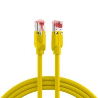 Logo C�ble patch rj45 tm21 sf/utp jaune, cat.5e, compatible cha�ne porte-c�bles pur, 10m k8035.10