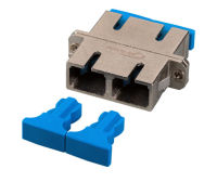 Logo Adaptateur infralan� sc-duplex sm bo�tier m�tallique : sc-duplex ikl-scdu-m-si