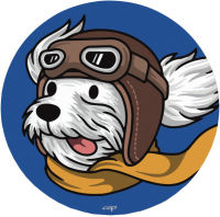 Logo Cep tapis de souris kids 'raton laveur', rond 52535506