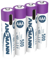 Logo Ansmann piles li-ion micro aaa avec prise usb-c femelle 18006394