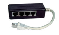 Logo Adaptateur multiport 1 x prise rj45 vers 4 x prise rj45, 0,15 m 37531.1