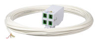 Logo Adaptateur rail din ftth, adaptateur 2x sc/apc, protection laser int�gr�e, dropca 15 m 53682.15