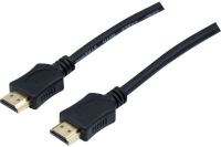 Logo Cordon hdmi highspeed avec ethernet - noir 0,50m 129-c-409