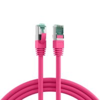 Logo C�ble patch rj45 s/ftp, cat.6a, lszh, 50m, magenta mk6001.50ma