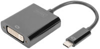 Logo Digitus adaptateur graphique, usb-c - dvi, noir 11008125
