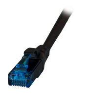 Logo Infralan� rj45 patch cable u/utp, cat.6a, lszh, premium, 500mhz, 7,5m, noir ipk-6a-u-hfr-sw-0750