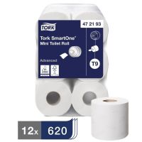 Logo Mini rouleaux de papier toilette smart one tork (lot de 12) fa700