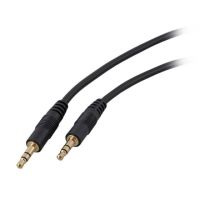 Logo C�ble de connexion audio, klinke 3,5 mm st�r�o, 15 m�tres, noir k5813sw.15