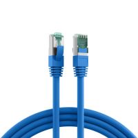 Logo C�ble patch rj45 s/ftp, cat.6a, lszh, 40m, bleu mk6001.40bl