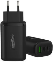 Logo Ansmann chargeur usb home charger hc365pd, usb-a / 2x usb-c 18006364
