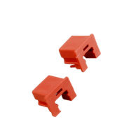 Logo Capuchon d'identification 1 paire rouge 46155.1