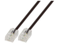Logo C�ble modulaire rj45 (8/4) - rj45 (8/4), noir, 6 m k2408.6