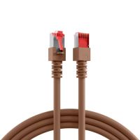 Logo C�ble patch rj45 s/ftp, cat.6, lszh, 0.5m, marron k5517.0,5