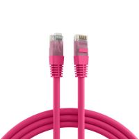 Logo C�ble patch rj45 u/utp, cat.6, pvc, cca, 1,5 m, magenta k8100ma.1,5