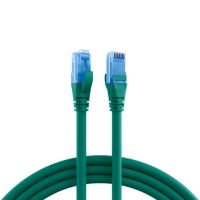 Logo C�ble patch rj45 u/utp, cat.6a, lszh, premium, 500mhz, 3m, vert k8109gn.3